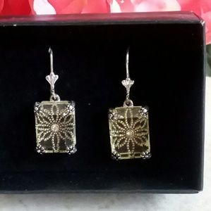 Through The Looking Glass Leverback Earrings